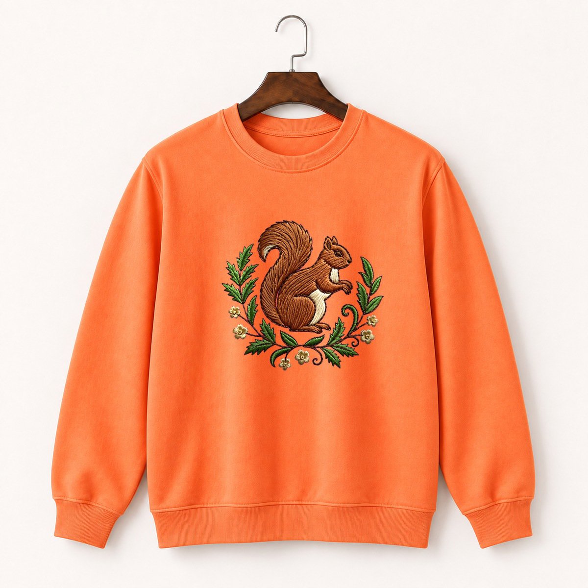 Woodland Squirrel Crewneck Sweatshirt 3
