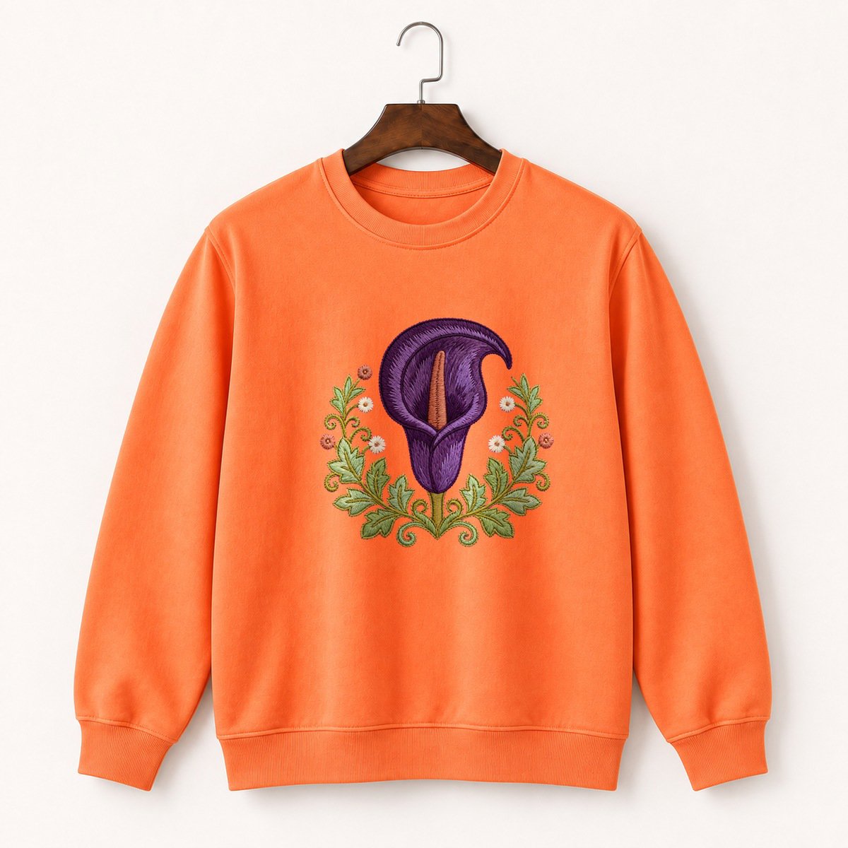 Jack-in-the-Pulpit Flower Crewneck Sweatshirt 3