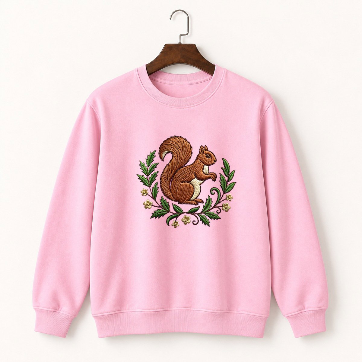 Woodland Squirrel Crewneck Sweatshirt 4