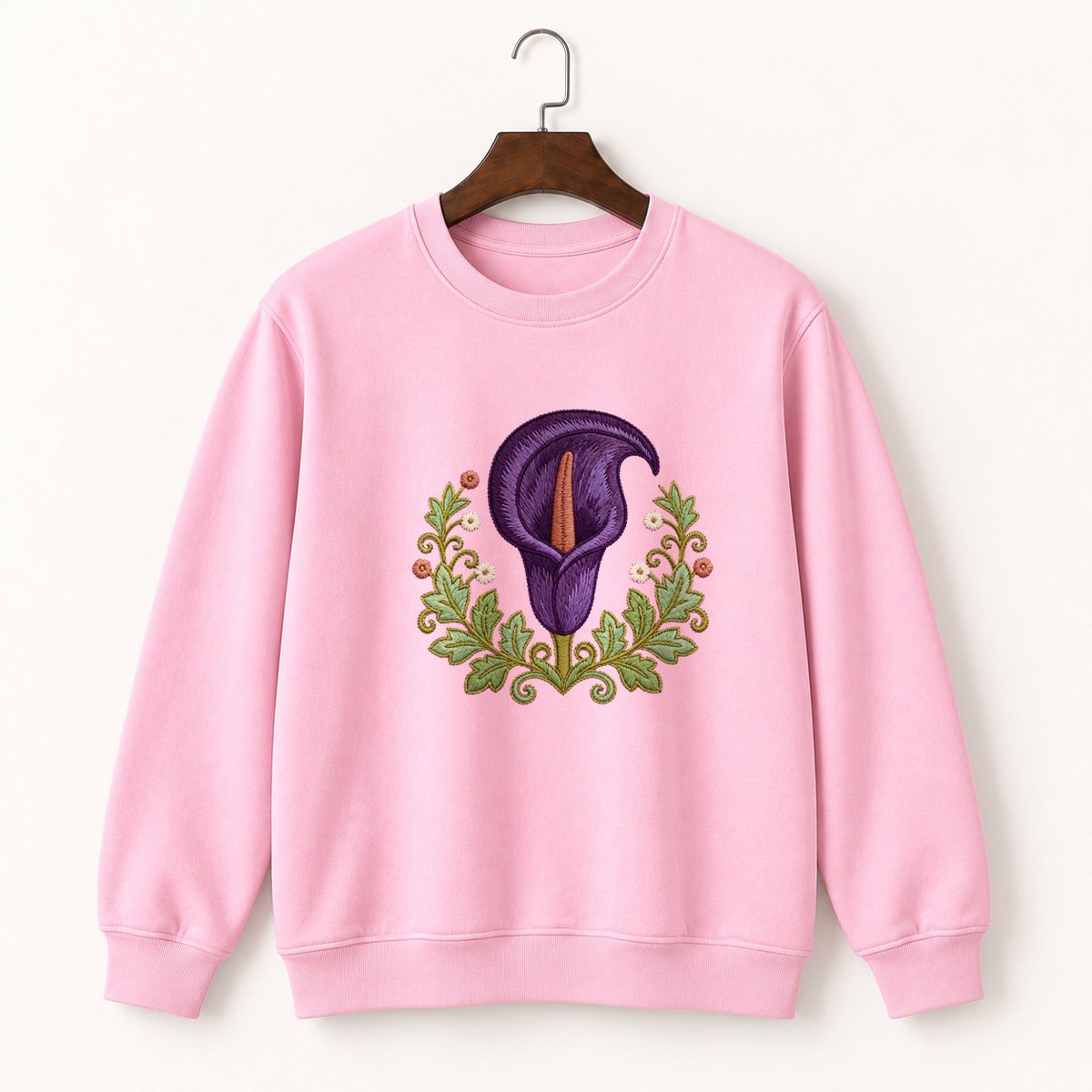 Jack-in-the-Pulpit Flower Crewneck Sweatshirt 4