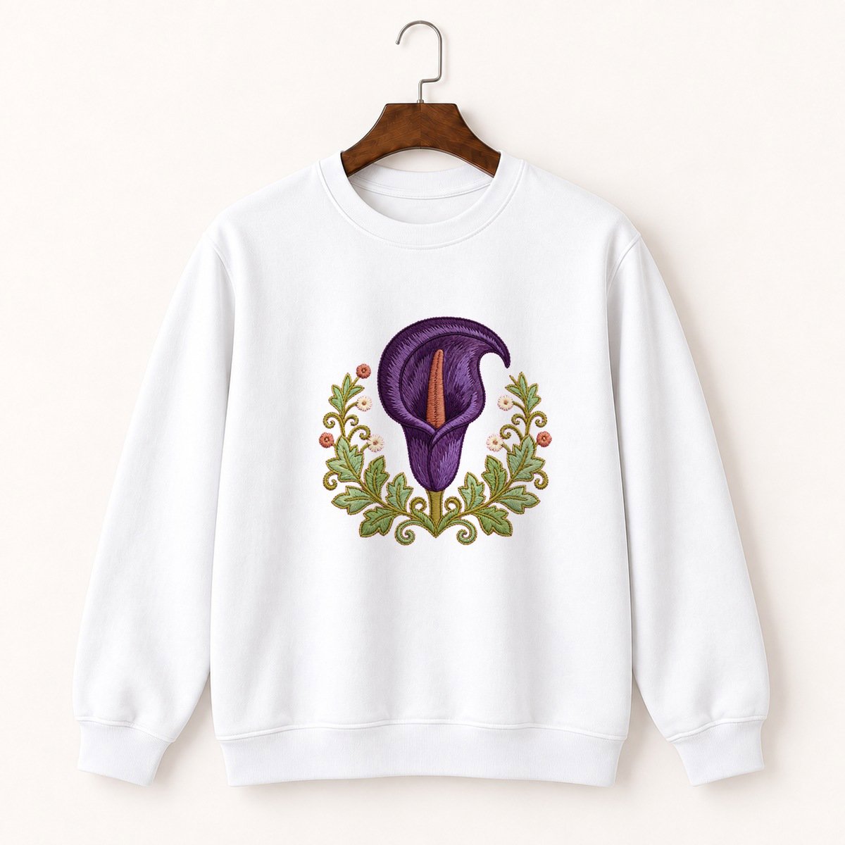 Jack-in-the-Pulpit Flower Crewneck Sweatshirt 5