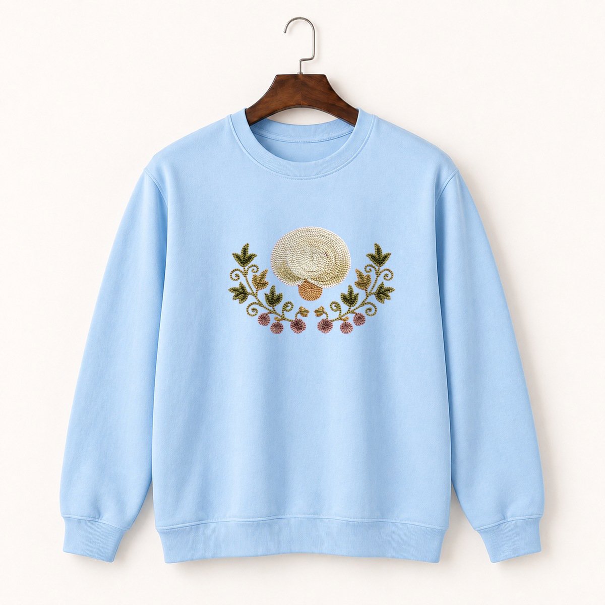 Puffball Mushroom Crewneck Sweatshirt 1