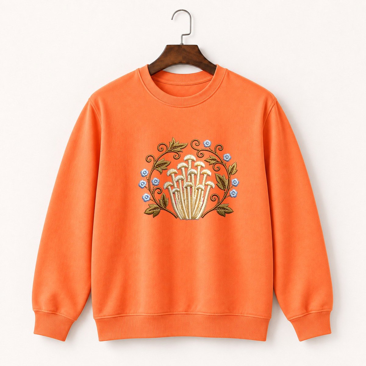 Enoki Mushroom Crewneck Sweatshirt 3
