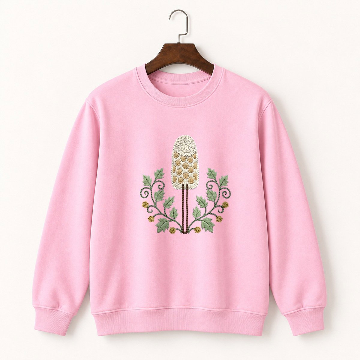 Shaggy Mane Mushroom Crewneck Sweatshirt 4