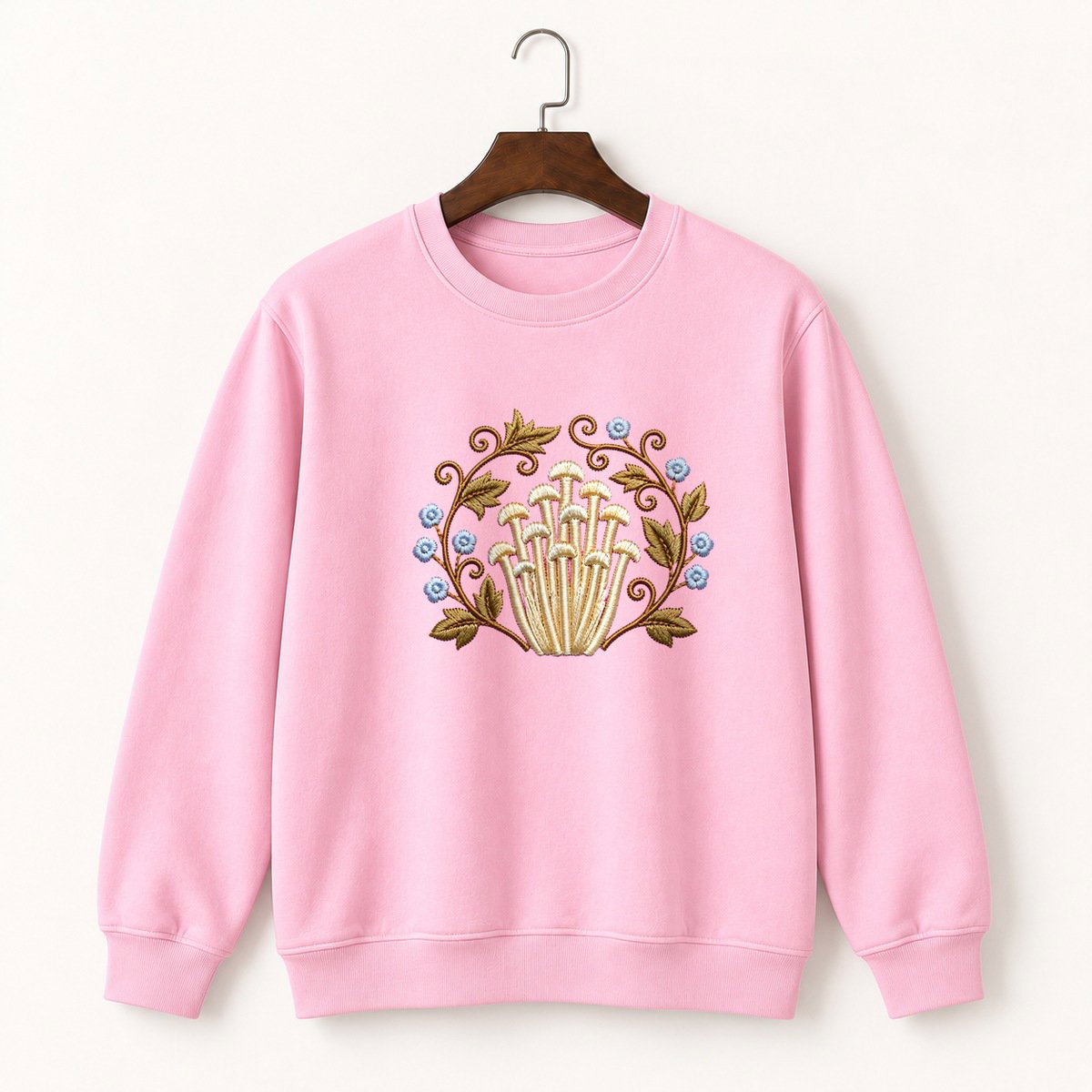 Enoki Mushroom Crewneck Sweatshirt 4