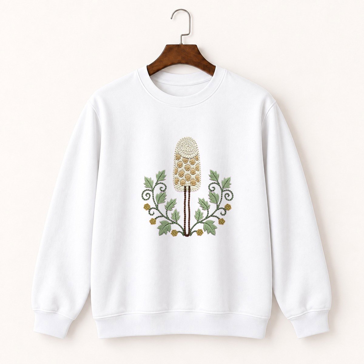 Shaggy Mane Mushroom Crewneck Sweatshirt 5