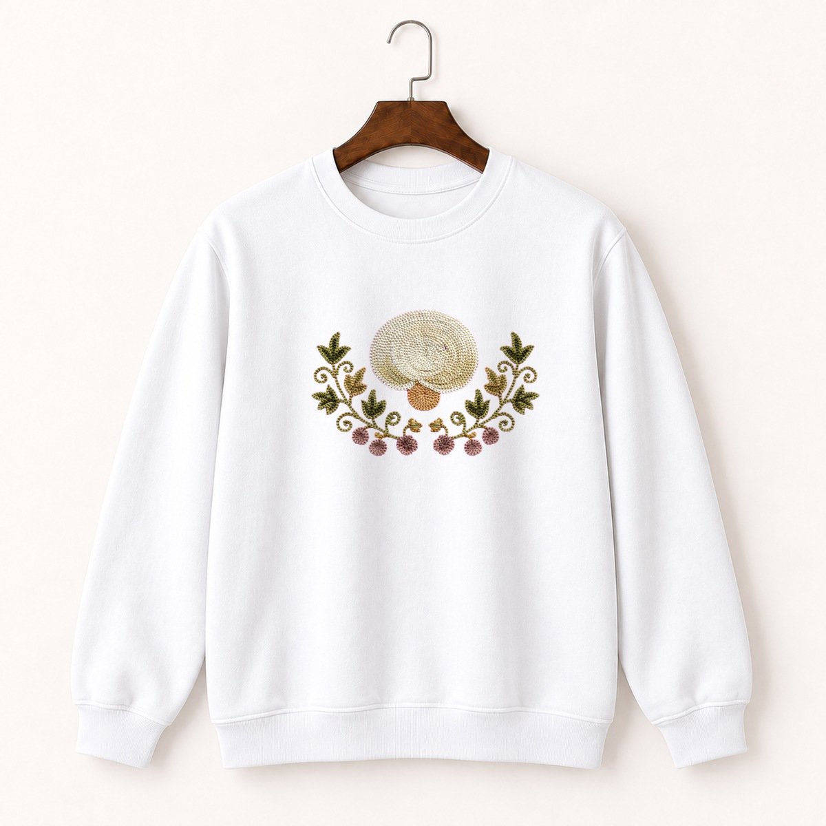Puffball Mushroom Crewneck Sweatshirt 5