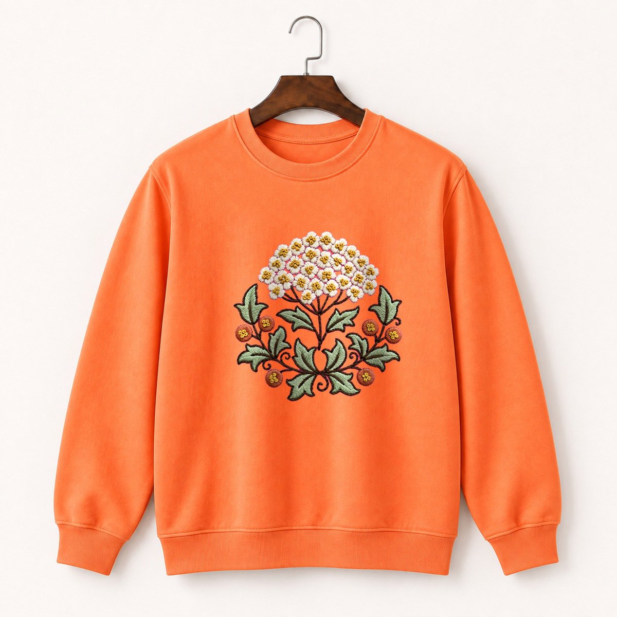 Yarrow Flower Crewneck Sweatshirt 3