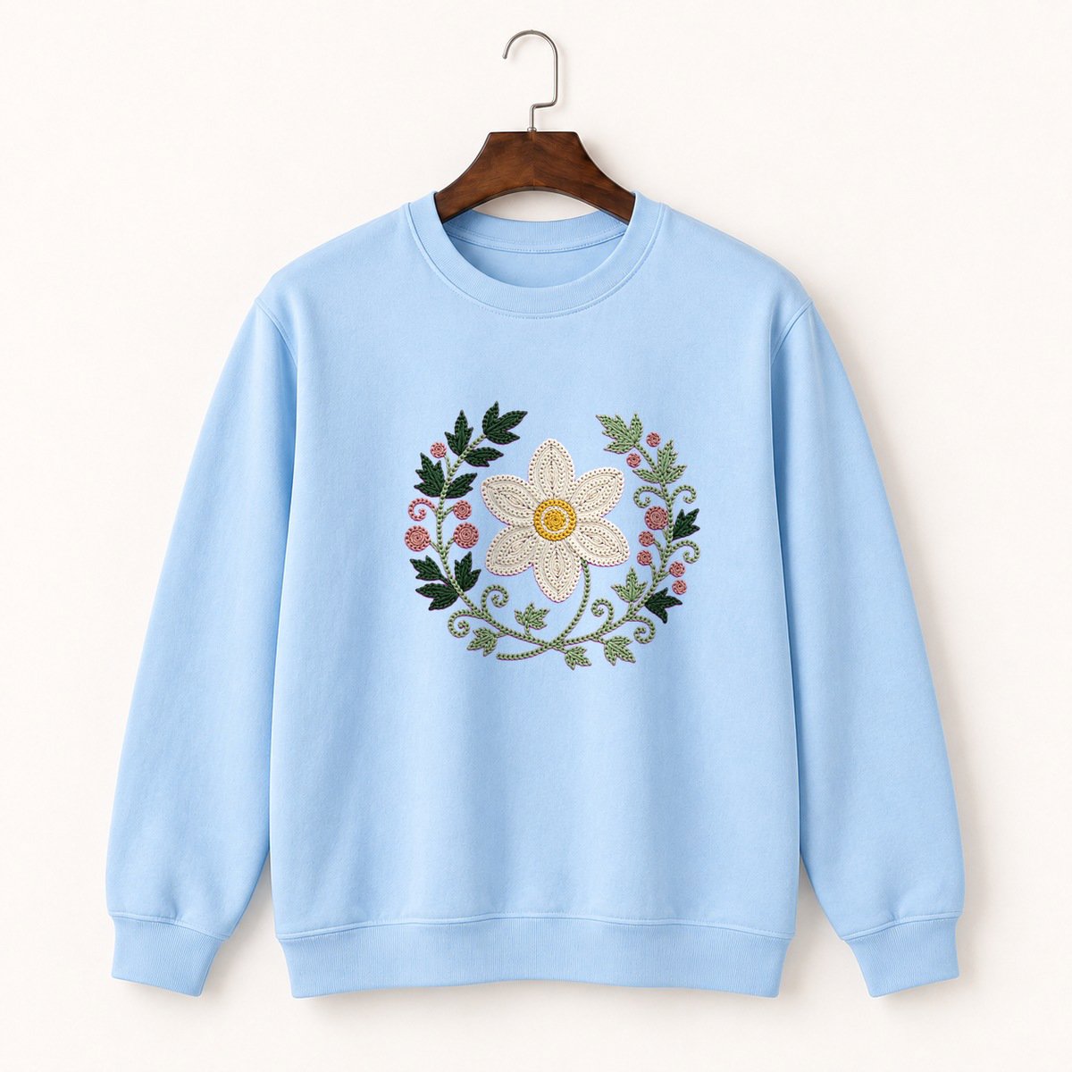 Wood Anemone Crewneck Sweatshirt 1
