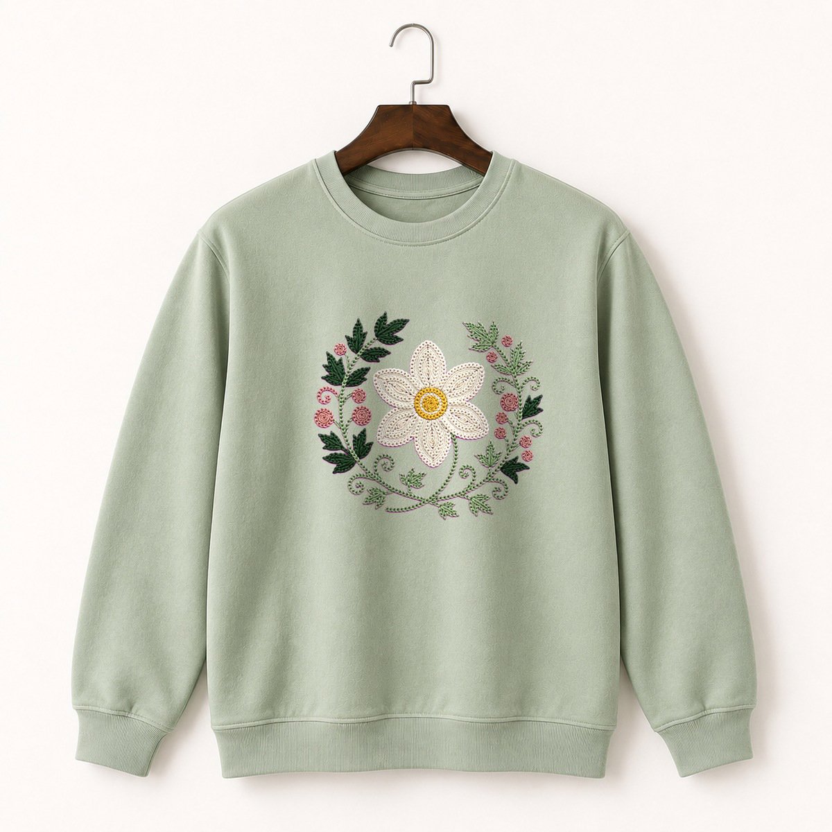 Wood Anemone Crewneck Sweatshirt 2