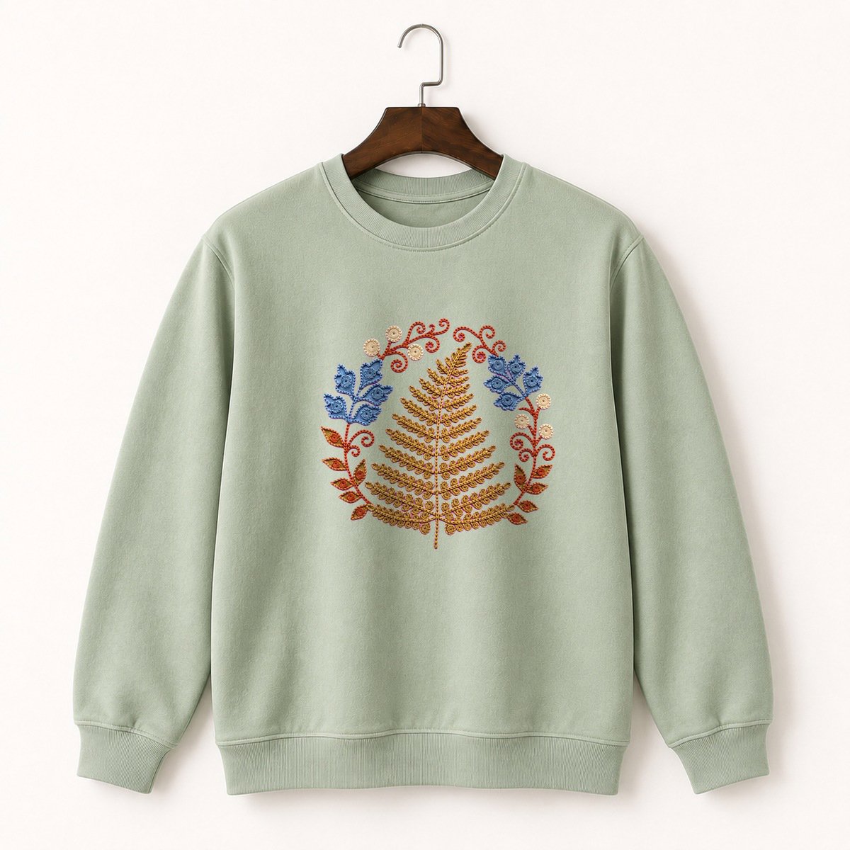 Fern Frond Crewneck Sweatshirt 2