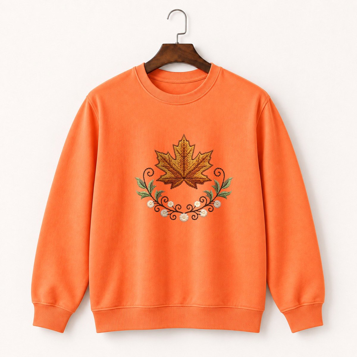 Maple Leaf Crewneck Sweatshirt 3