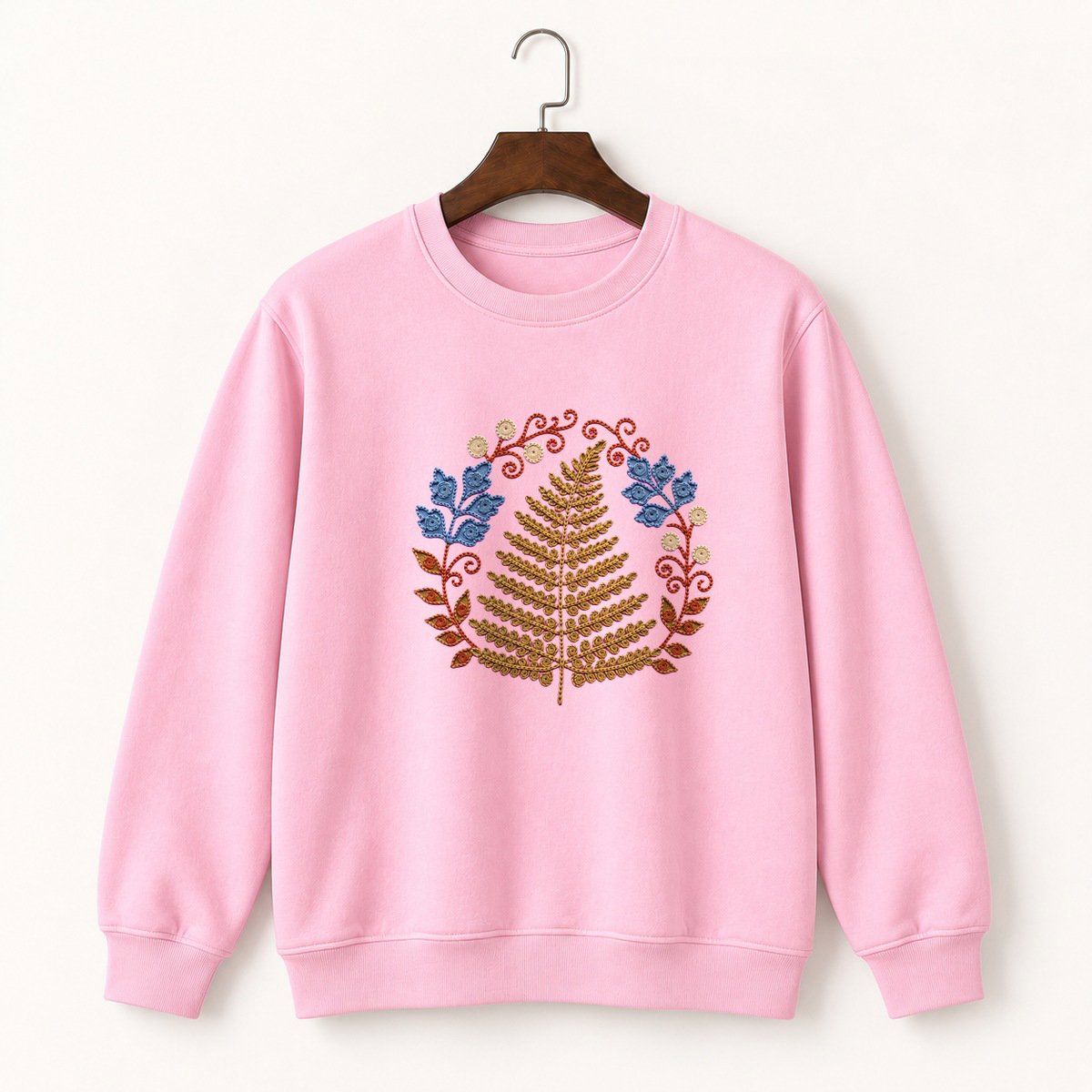 Fern Frond Crewneck Sweatshirt 4