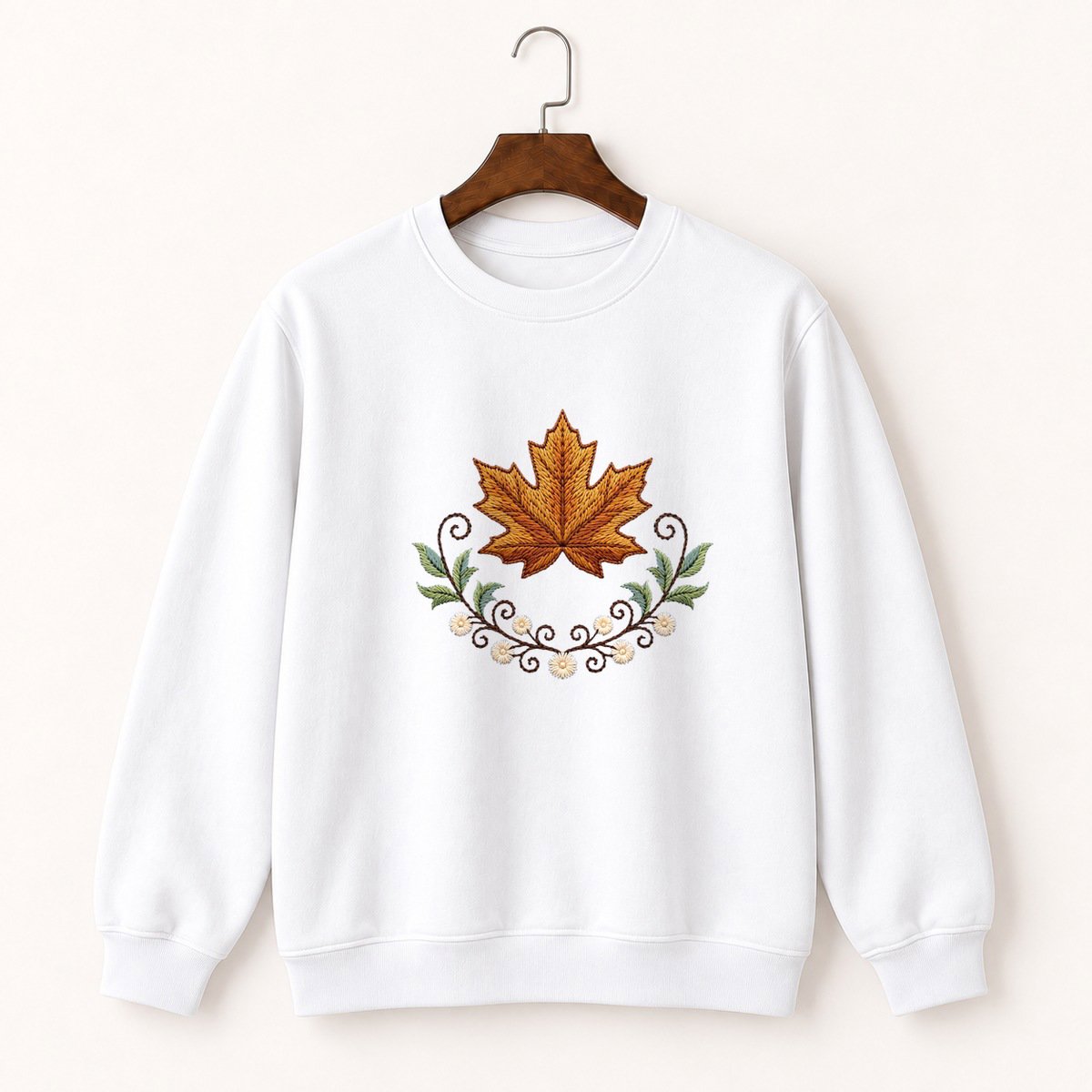 Maple Leaf Crewneck Sweatshirt 5