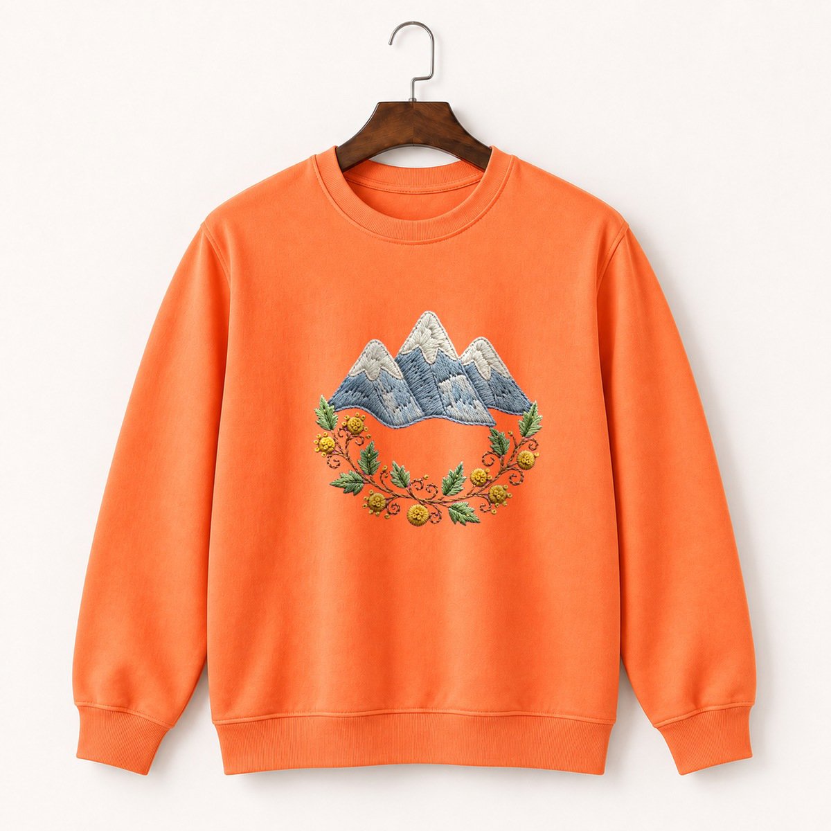 Alps Mountain Range Crewneck Sweatshirt 3