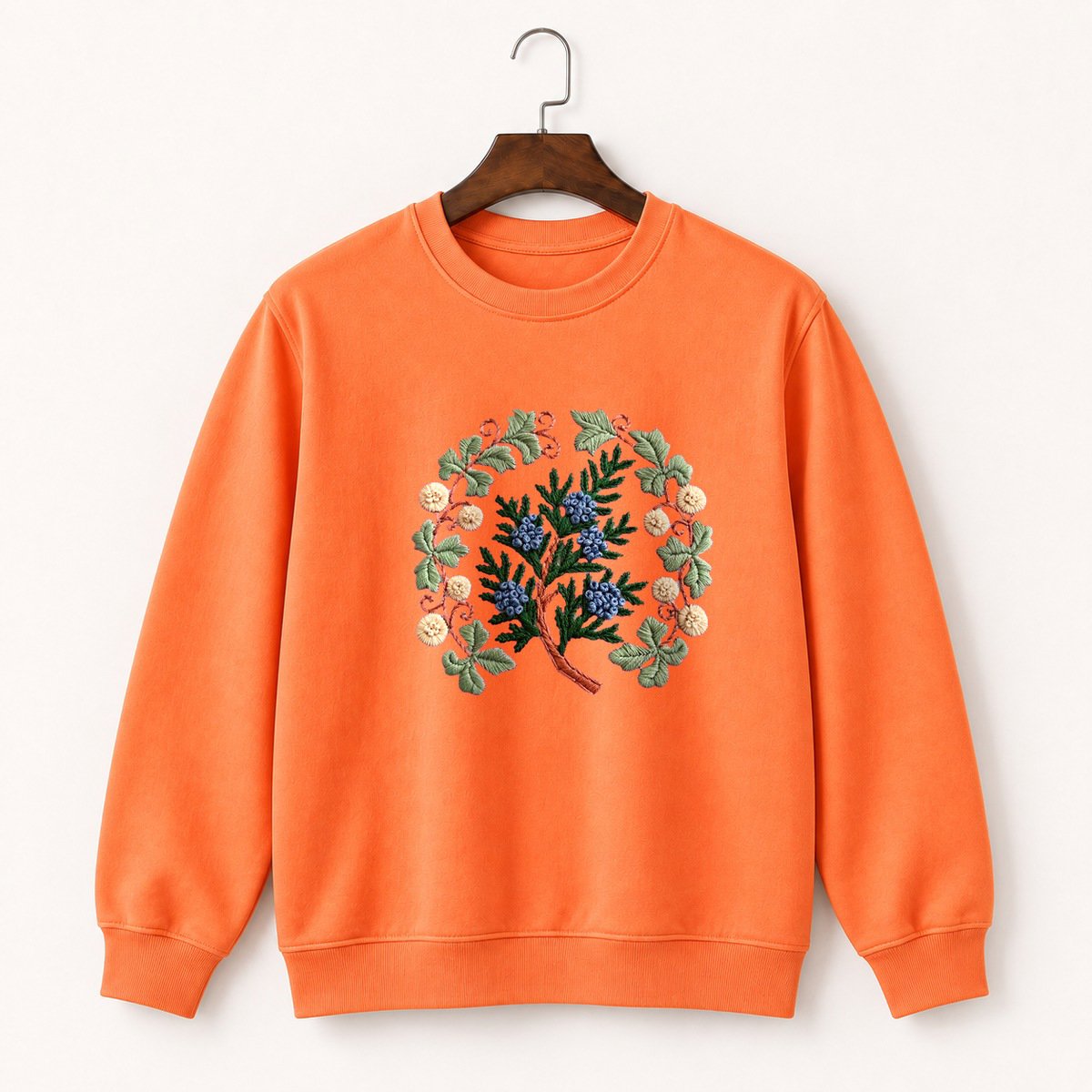 Juniper Berry Branch Crewneck Sweatshirt 3
