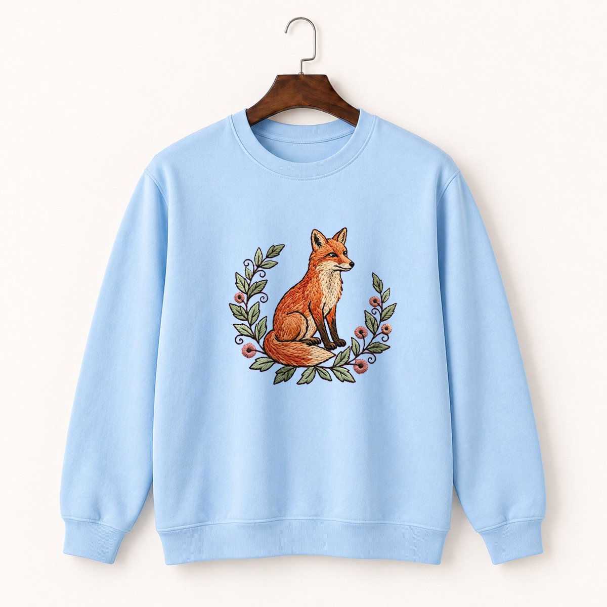 Red Fox Crewneck Sweatshirt 1
