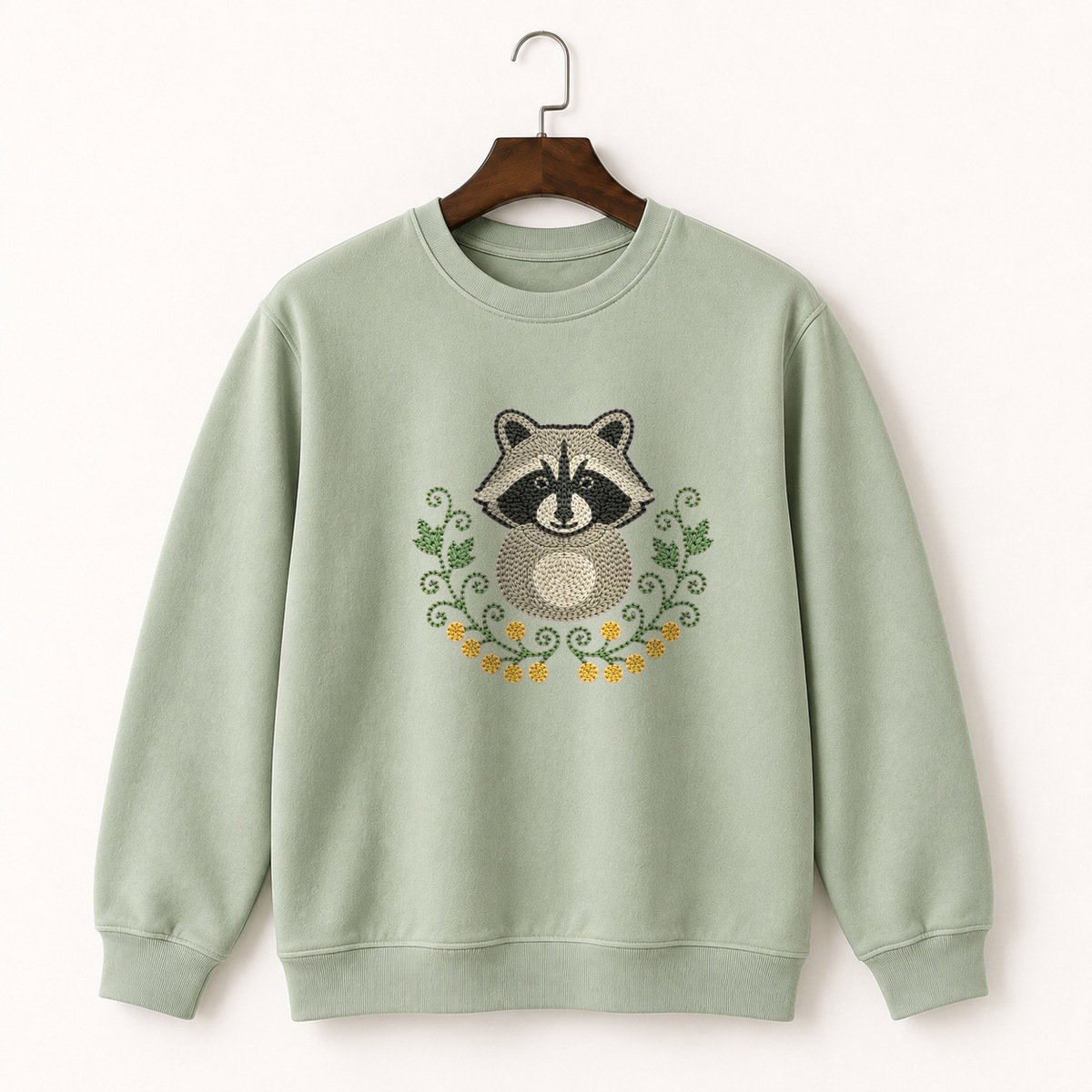 Raccoon Crewneck Sweatshirt 2