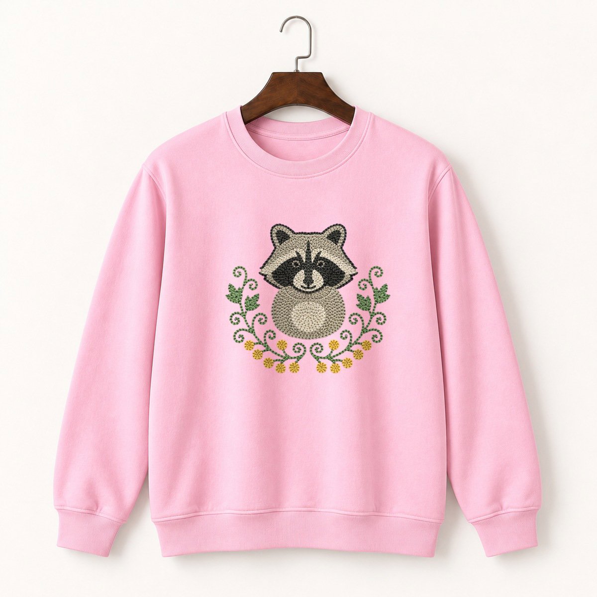 Raccoon Crewneck Sweatshirt 4