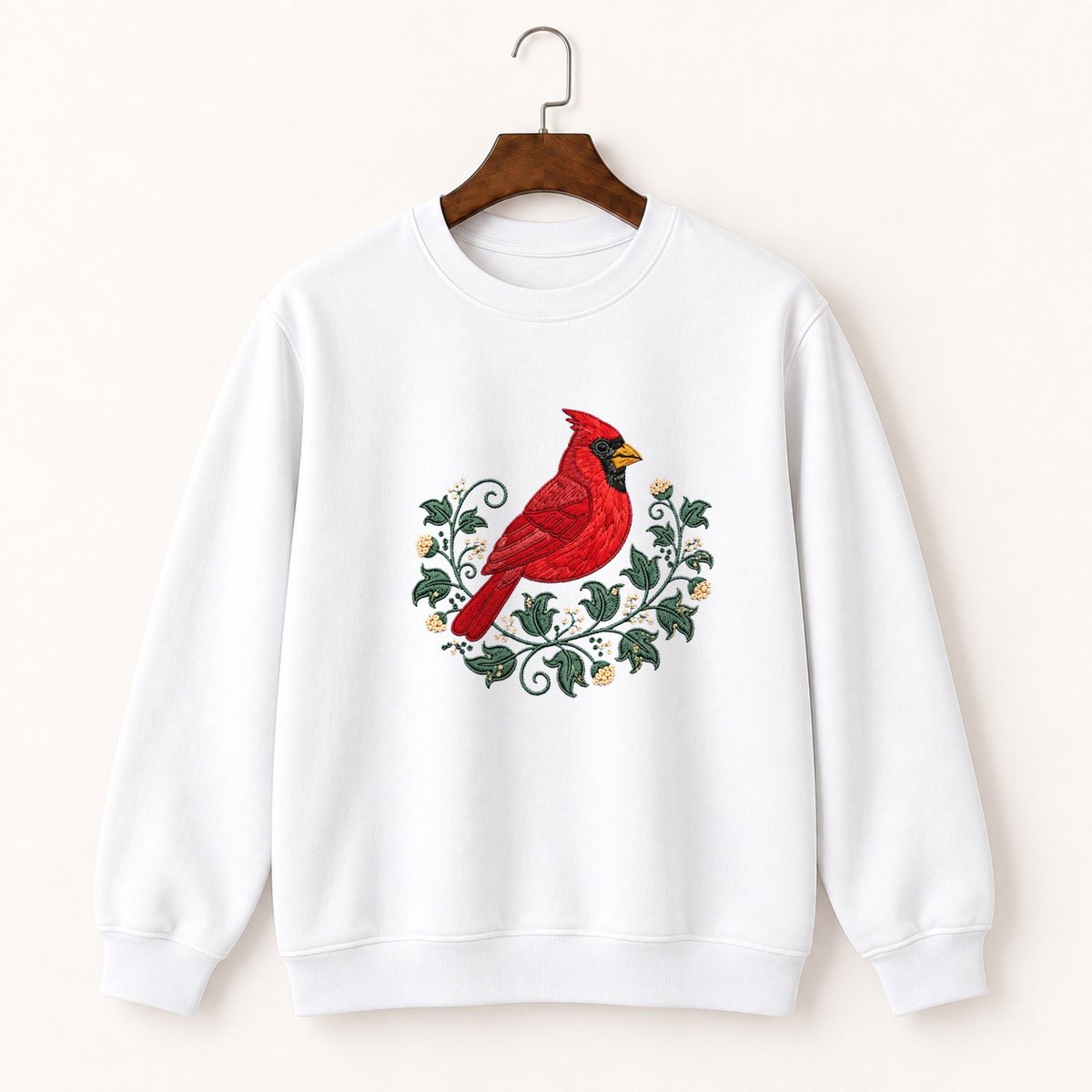 Northern Cardinal Crewneck Sweatshirt 5
