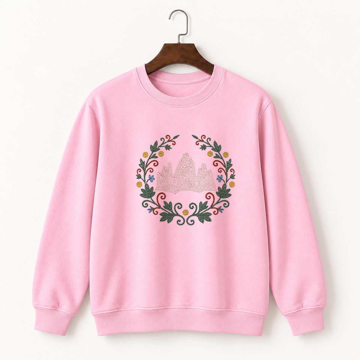 Dolomites Mountains Crewneck Sweatshirt 4