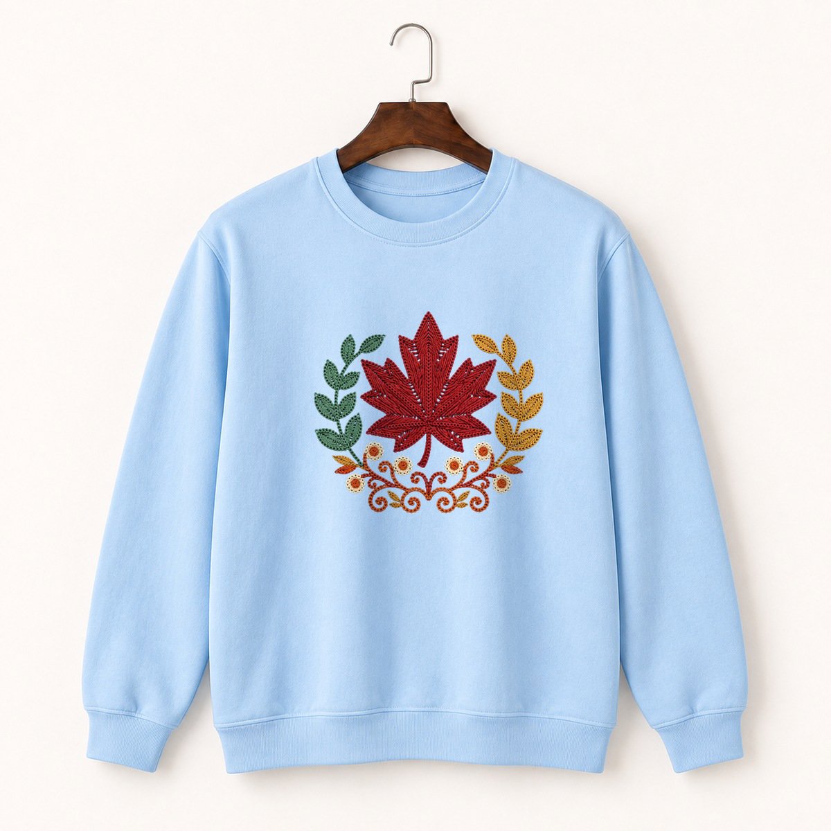 Maple Leaf Crewneck Sweatshirt 1