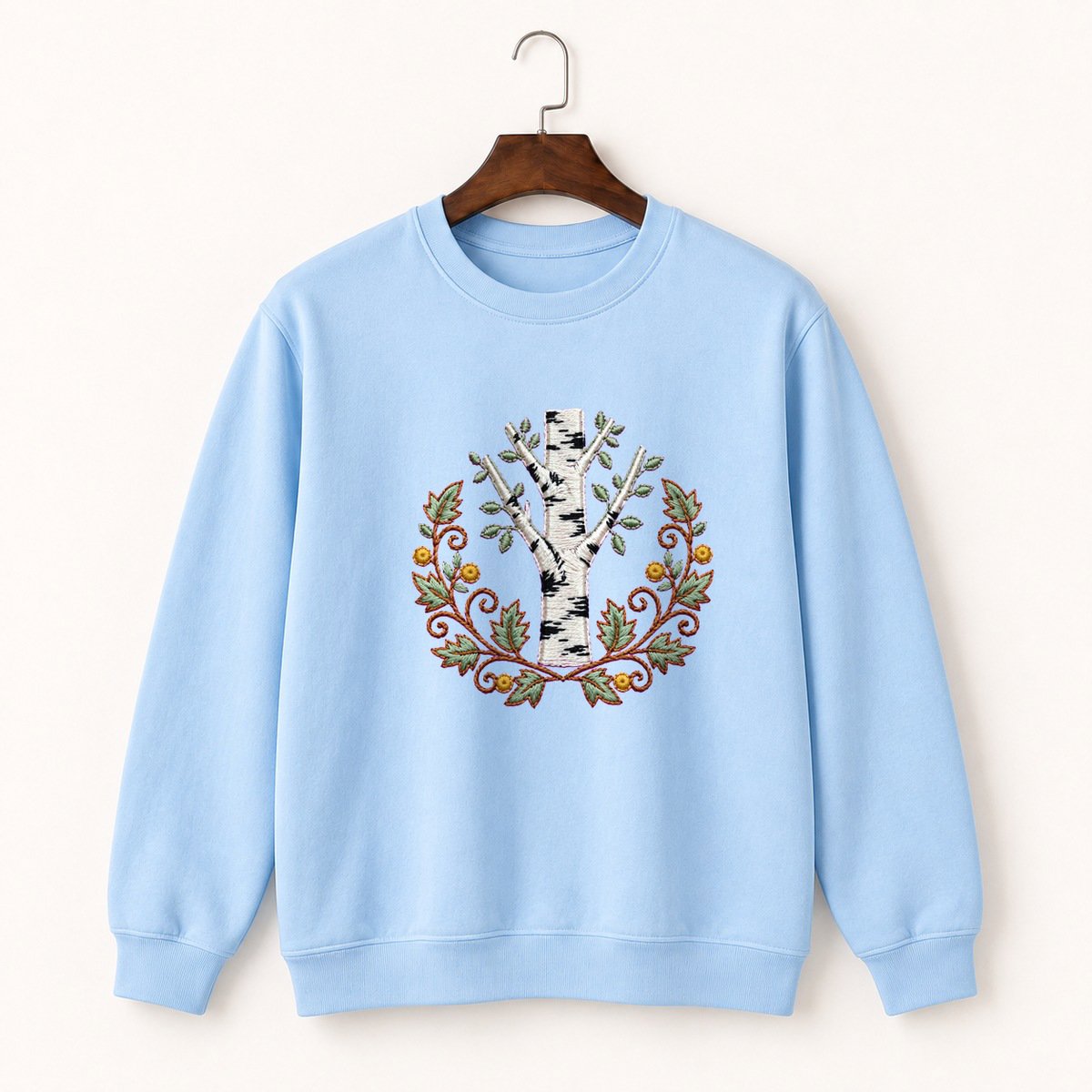 Birch Branch Crewneck Sweatshirt 1