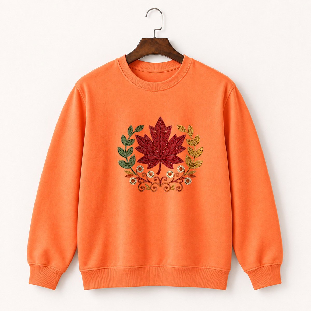 Maple Leaf Crewneck Sweatshirt 3