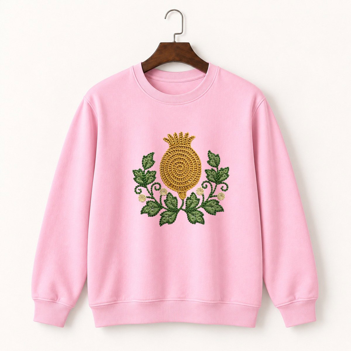 Poppy Seed Pod Crewneck Sweatshirt 4