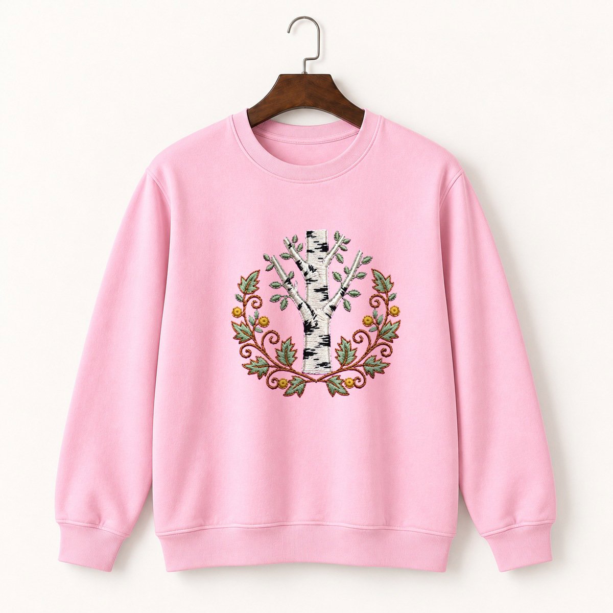Birch Branch Crewneck Sweatshirt 4