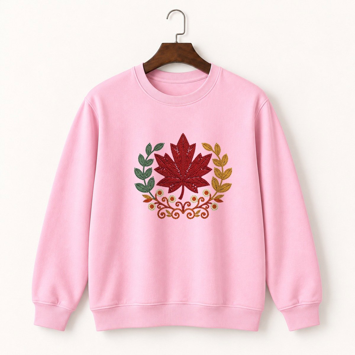 Maple Leaf Crewneck Sweatshirt 4
