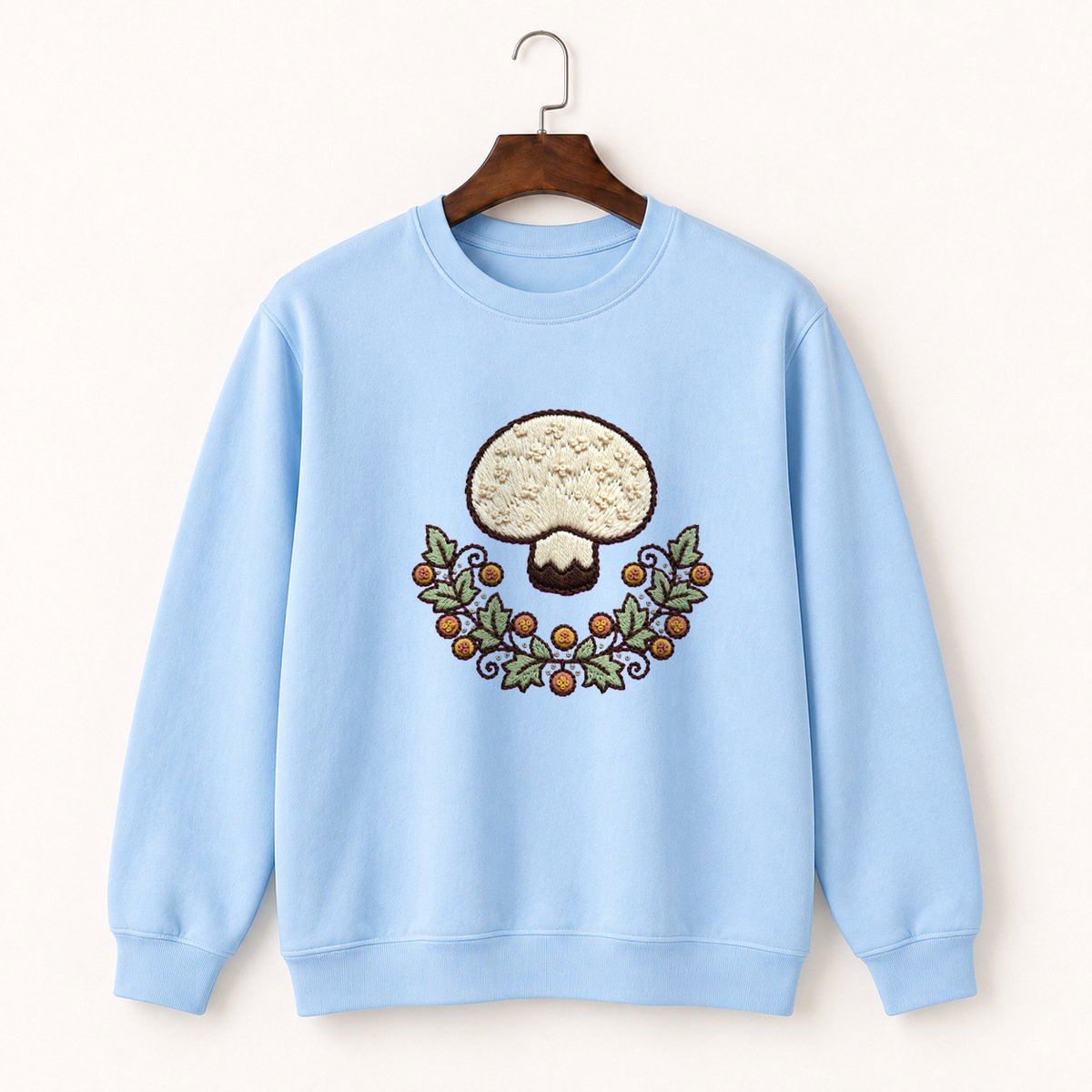 Puffball Mushroom Crewneck Sweatshirt 1
