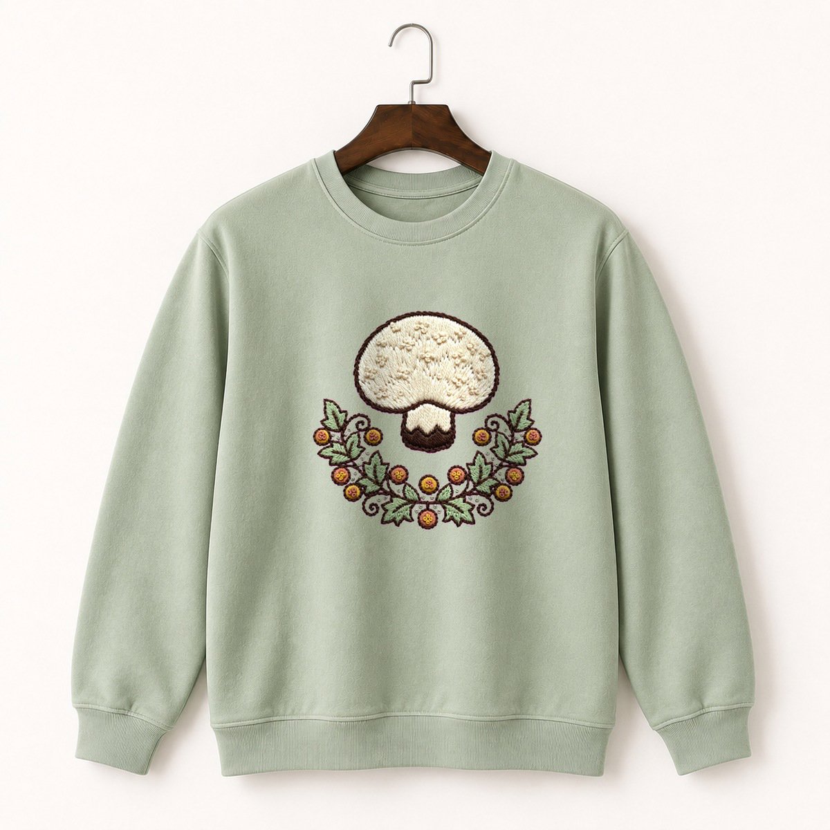 Puffball Mushroom Crewneck Sweatshirt 2