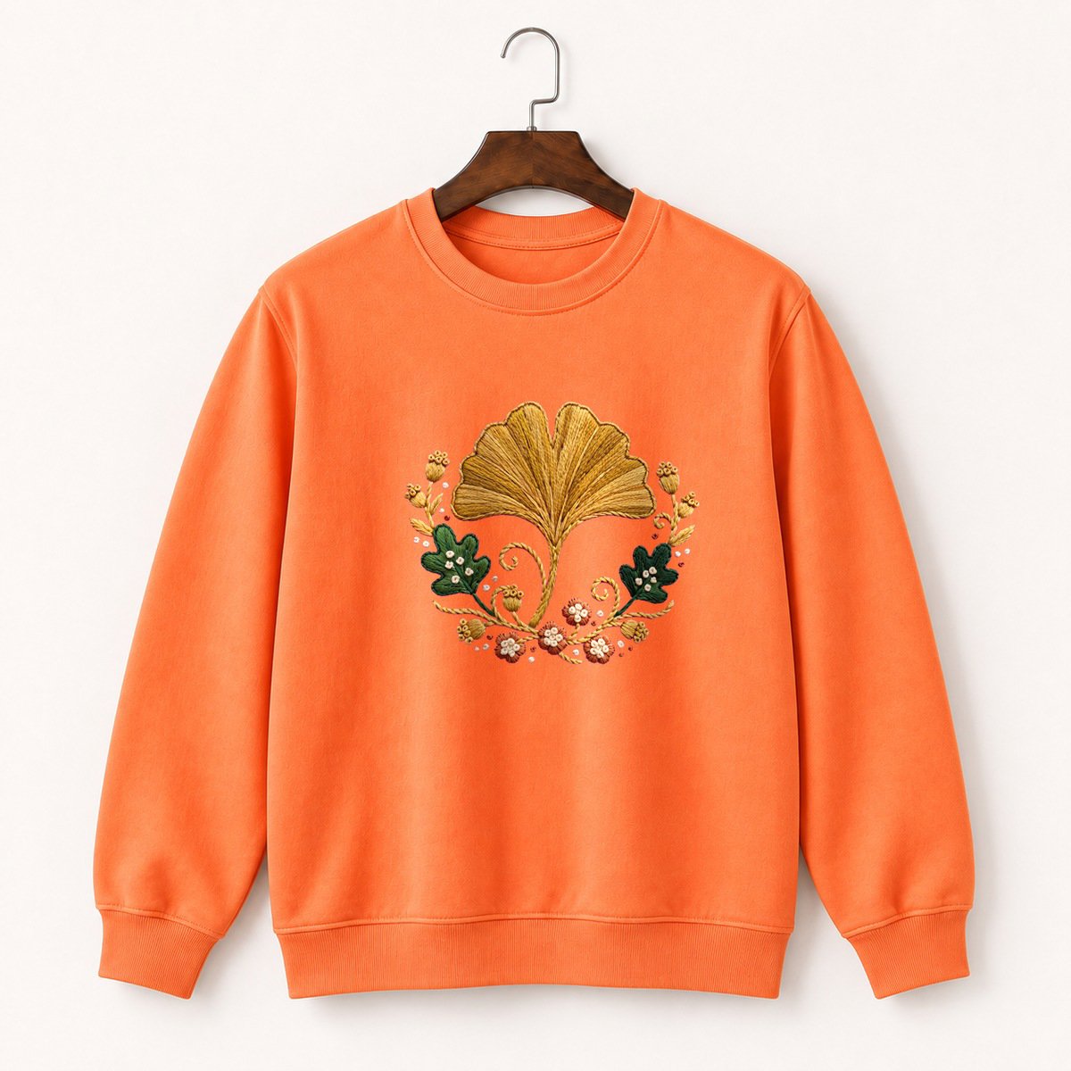 Ginkgo Leaf Crewneck Sweatshirt 3