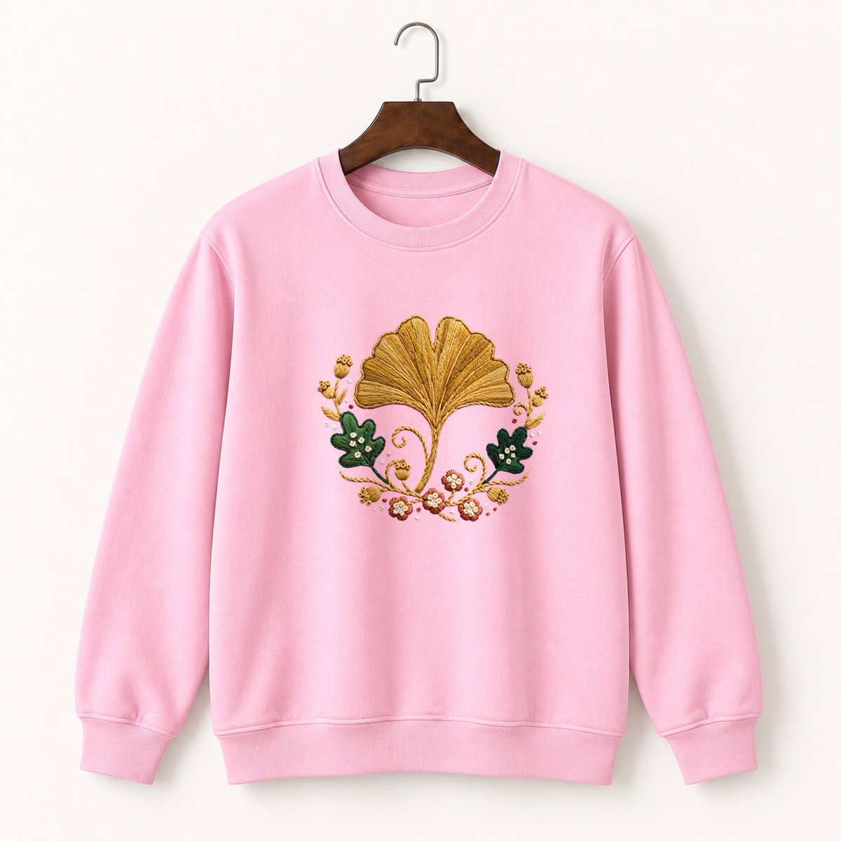 Ginkgo Leaf Crewneck Sweatshirt 4