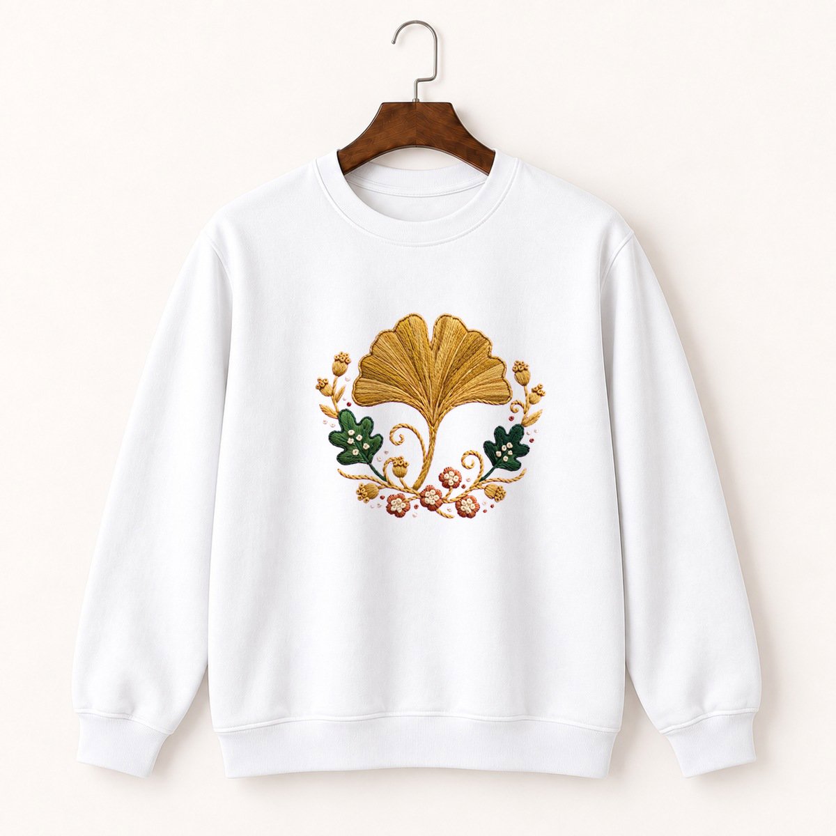 Ginkgo Leaf Crewneck Sweatshirt 5