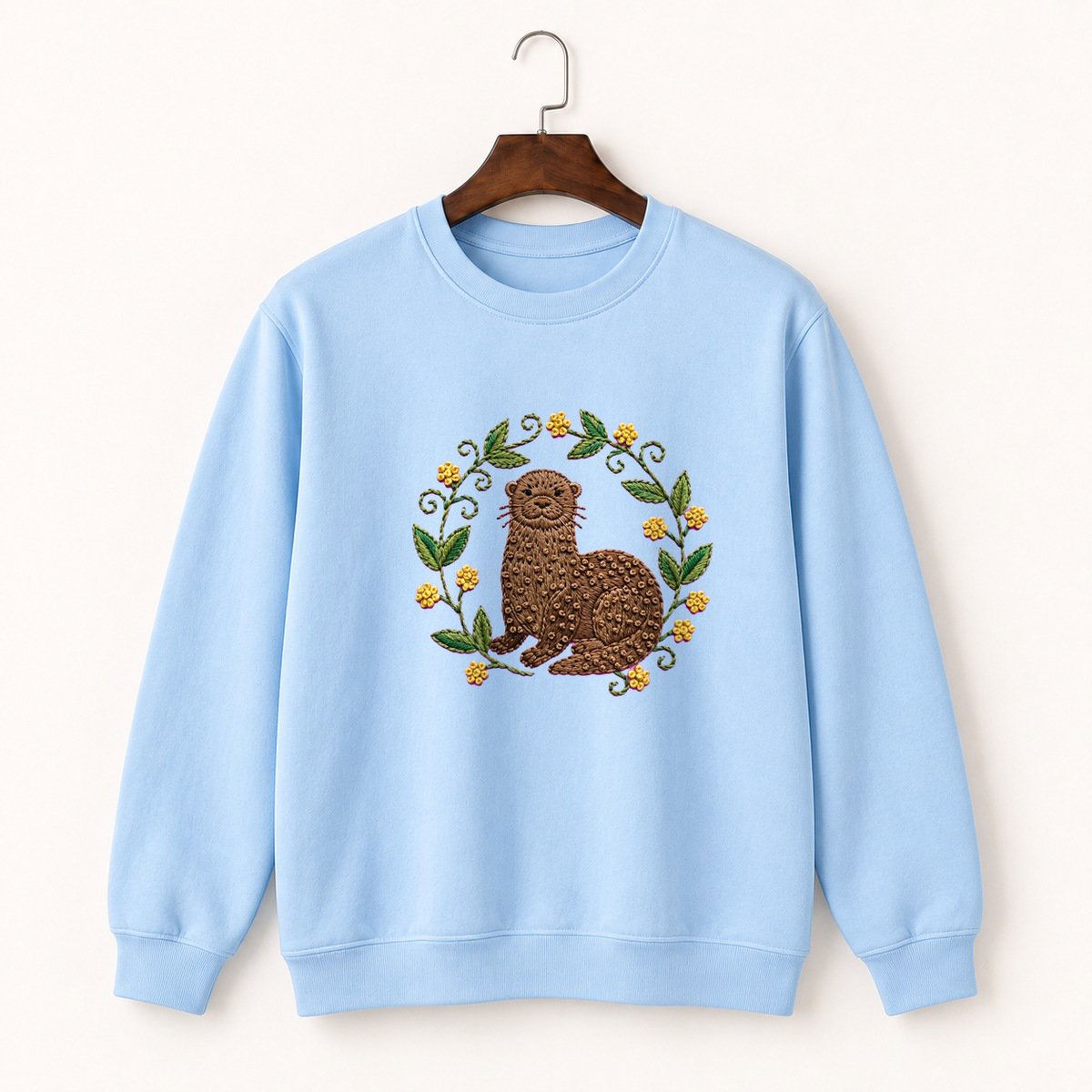 River Otter Crewneck Sweatshirt 1