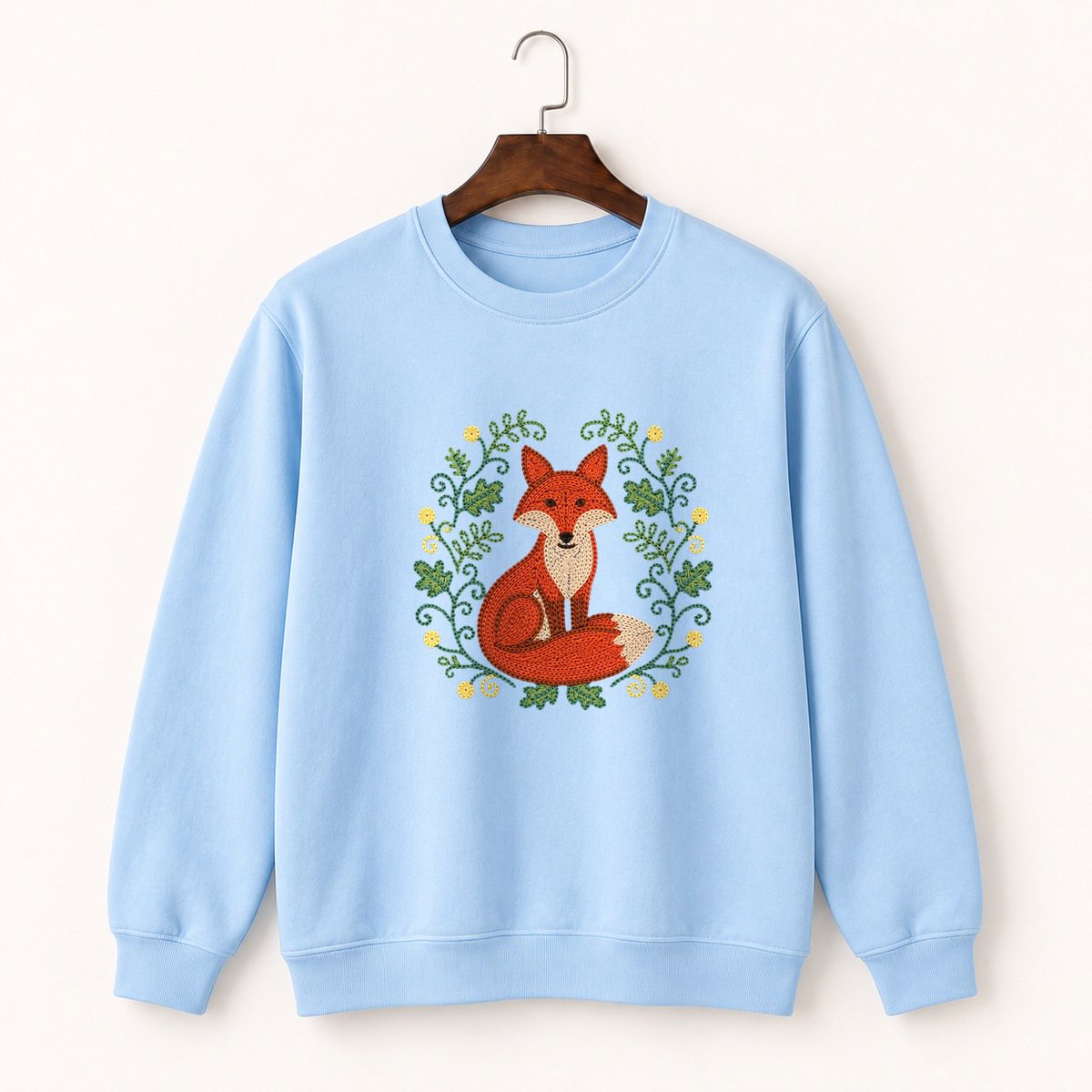 Red Fox Crewneck Sweatshirt 1
