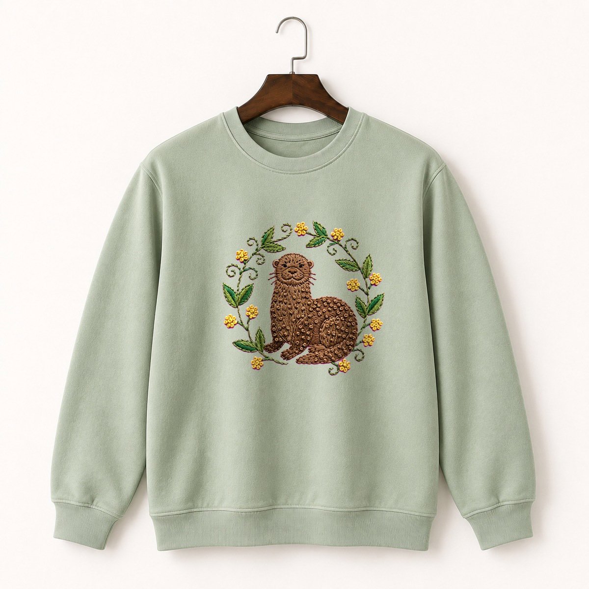 River Otter Crewneck Sweatshirt 2