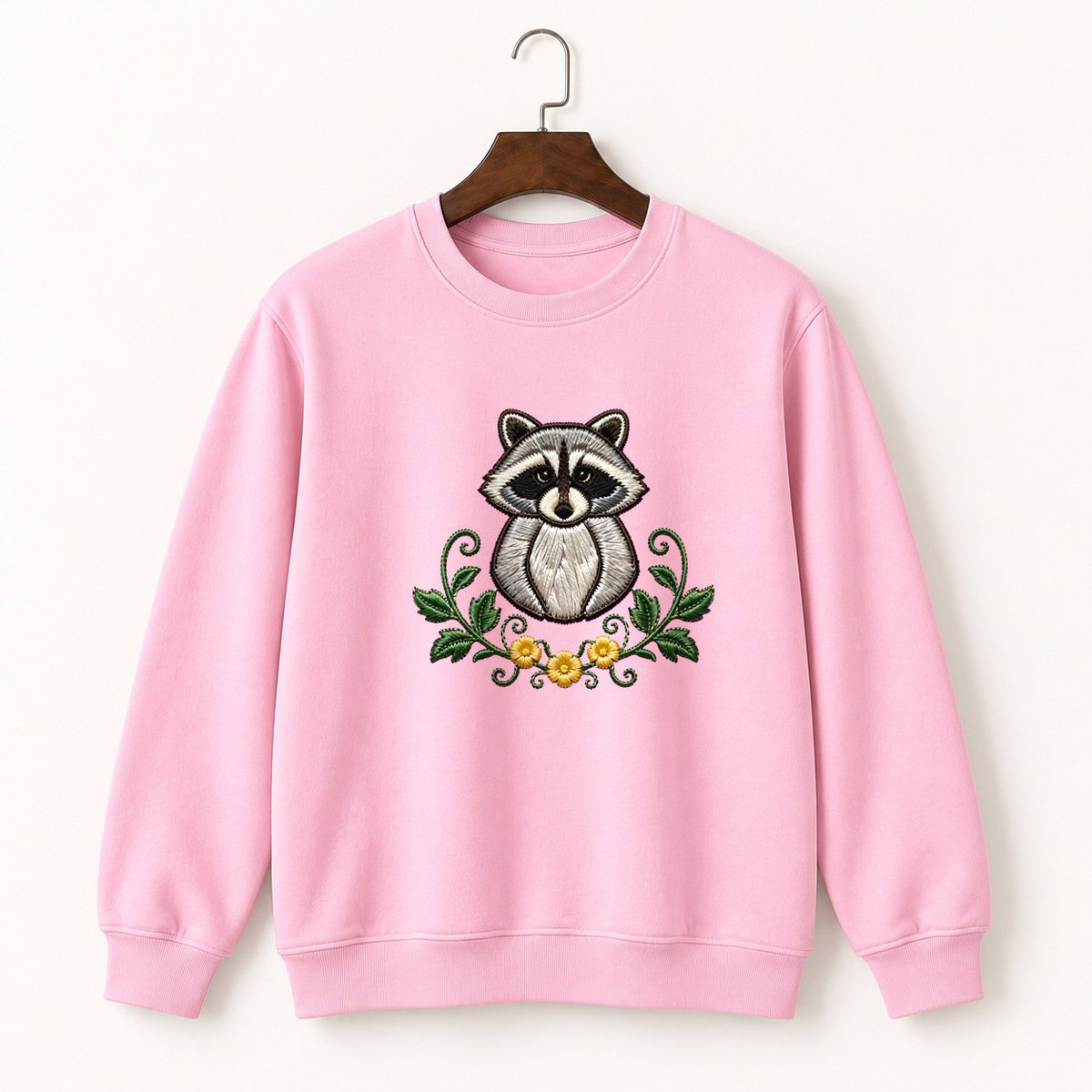 Raccoon Crewneck Sweatshirt 4