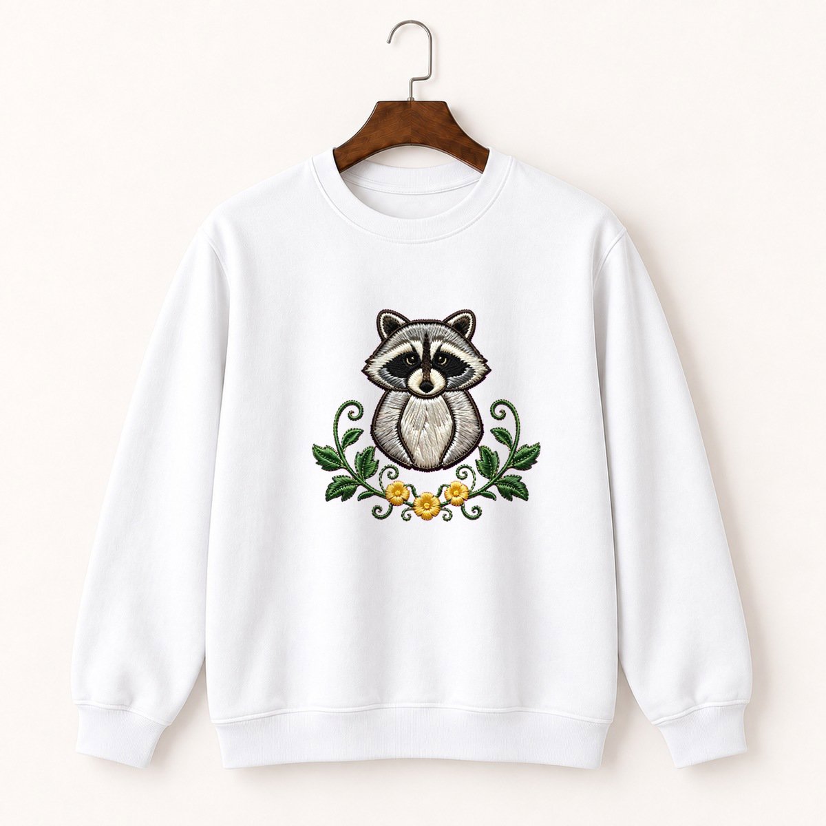 Raccoon Crewneck Sweatshirt 5