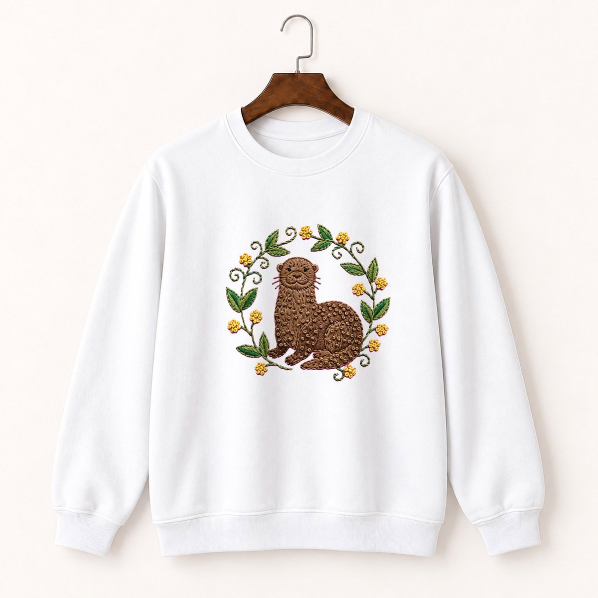 River Otter Crewneck Sweatshirt 5