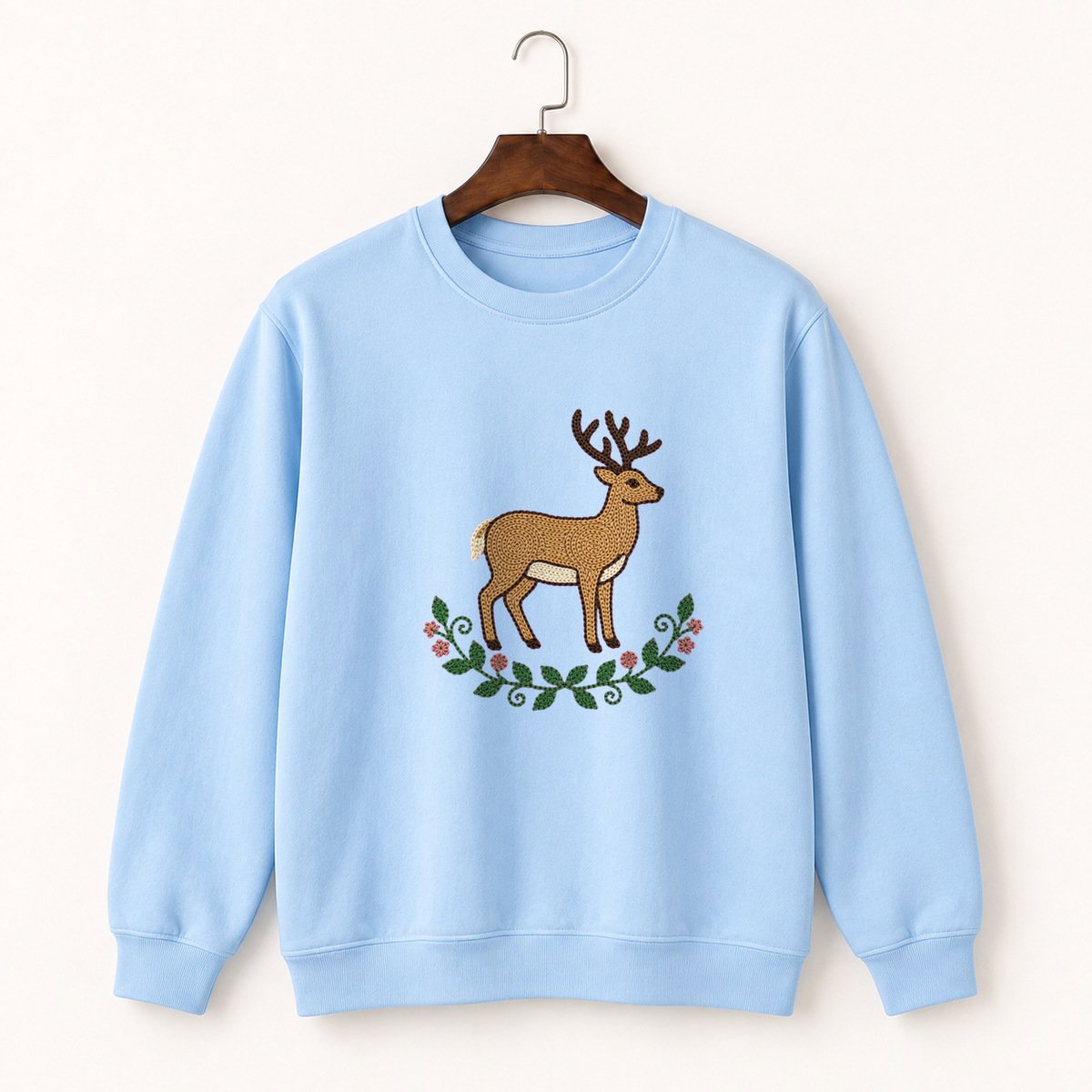 White-Tailed Deer Crewneck Sweatshirt 1