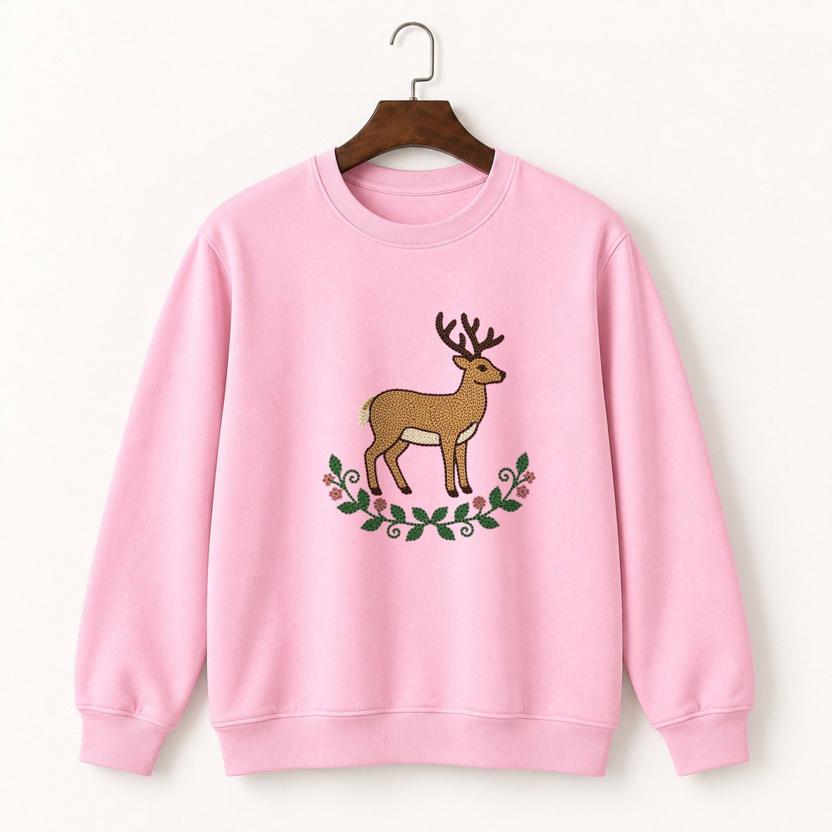 White-Tailed Deer Crewneck Sweatshirt 4