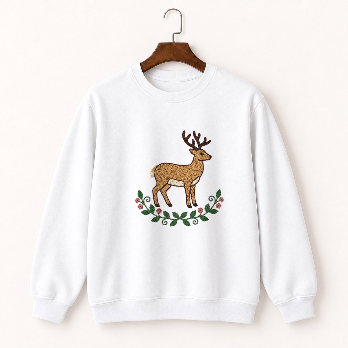 White-Tailed Deer Crewneck Sweatshirt 5