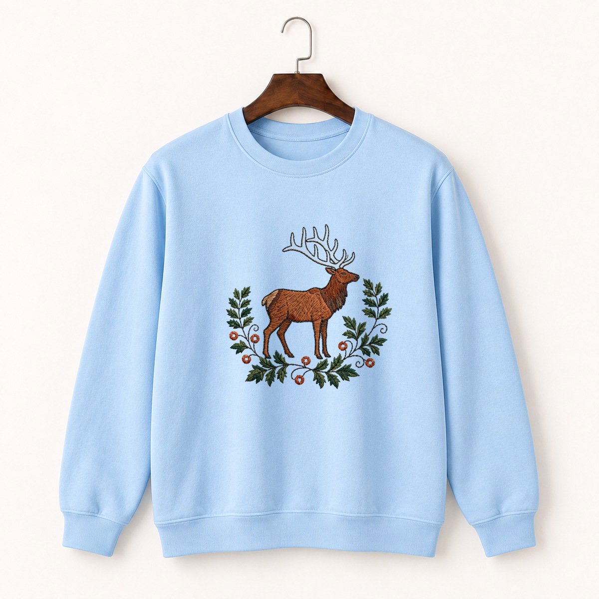 Elk Crewneck Sweatshirt 1