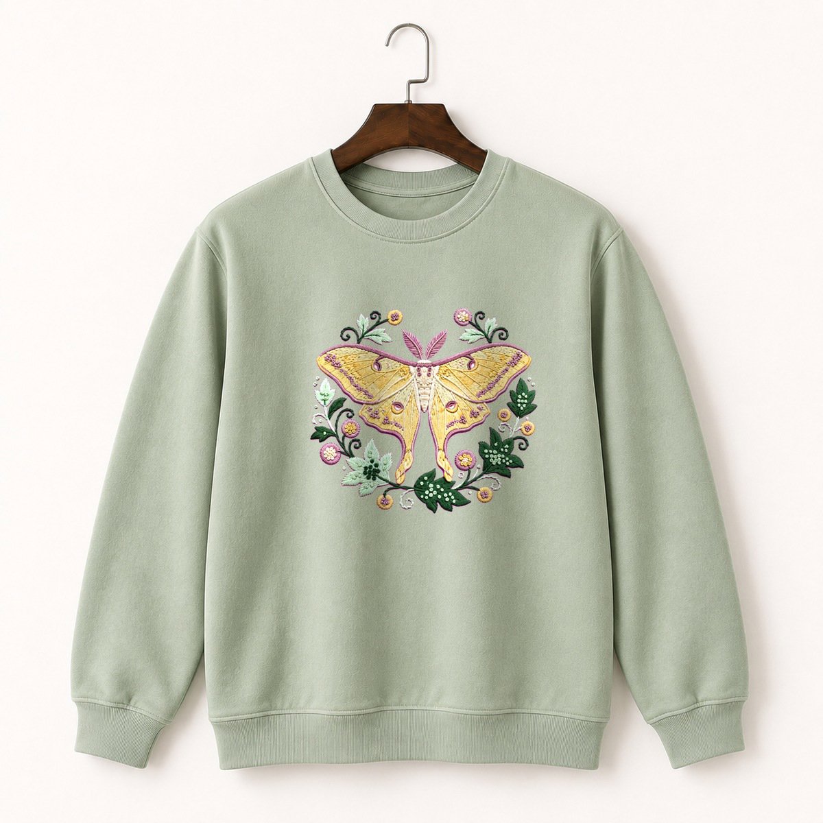 Luna Moth Crewneck Sweatshirt 2
