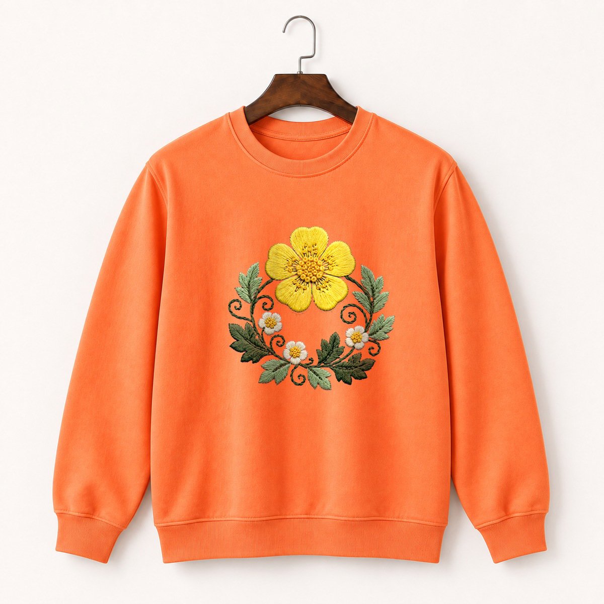 Buttercup Flower Crewneck Sweatshirt 3
