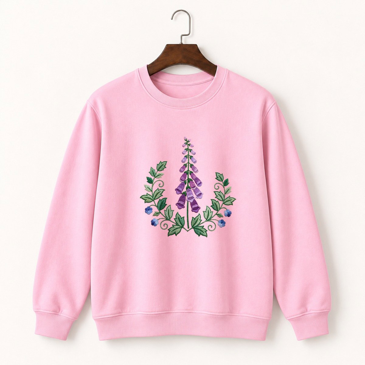 Foxglove Flower Crewneck Sweatshirt 4