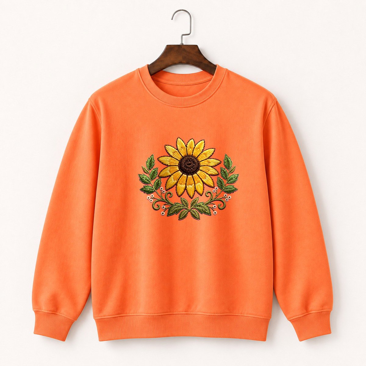 Black-Eyed Susan Flower Crewneck Sweatshirt 3